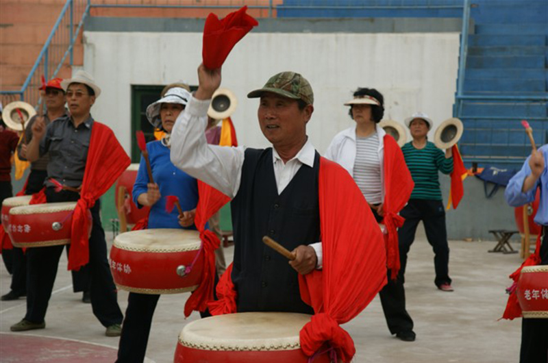 山東沂南縣 “陽(yáng)都威風(fēng)鑼鼓”隊(duì)